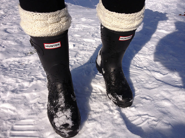 Wellie Warmers Boot Socks PDF Knitting Pattern