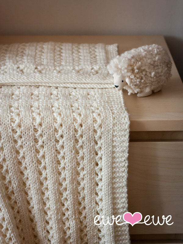 Sweet Pea Baby Blanket PDF Knitting Pattern