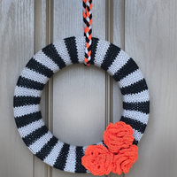 Year Round Wreath Decoration Knitting Pattern PDF