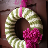 Year Round Wreath Decoration Knitting Pattern PDF