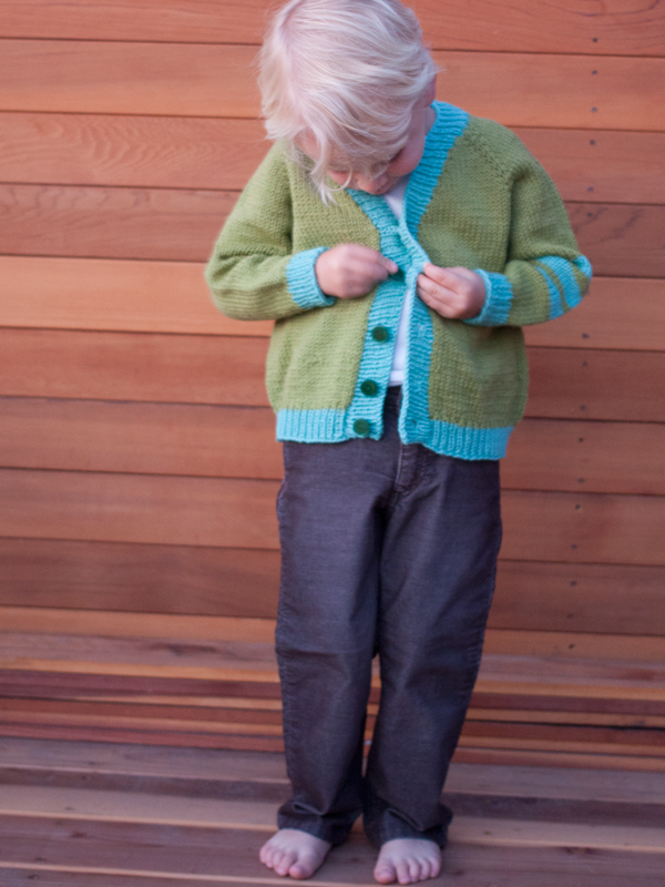 Kids Spirit Cardigan PDF Sweater Knitting Pattern