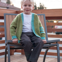 Kids Spirit Cardigan PDF Sweater Knitting Pattern