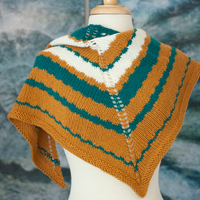 This Way PDF Slip Stitch Shawl Knitting Pattern