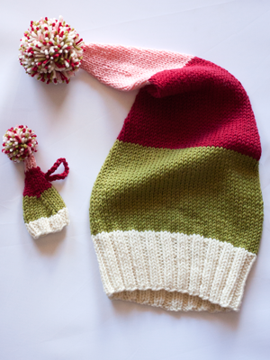 Knitted stocking discount hat pattern