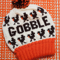 Turkey Says What? Knitting Kit – Worsted Weight Hat Yarn Kit