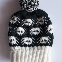 Ghosts + Widows Halloween Hats PDF Spiders and Ghouls Beanies Knitting Pattern