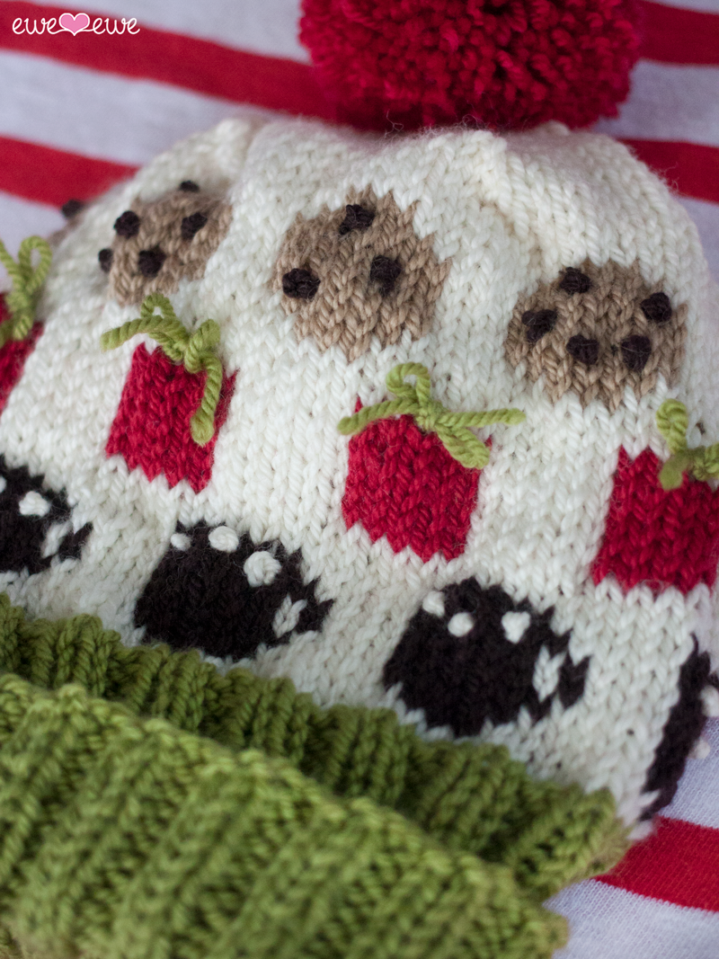 Santa's Favorite Things PDF Beanie Knitting Pattern