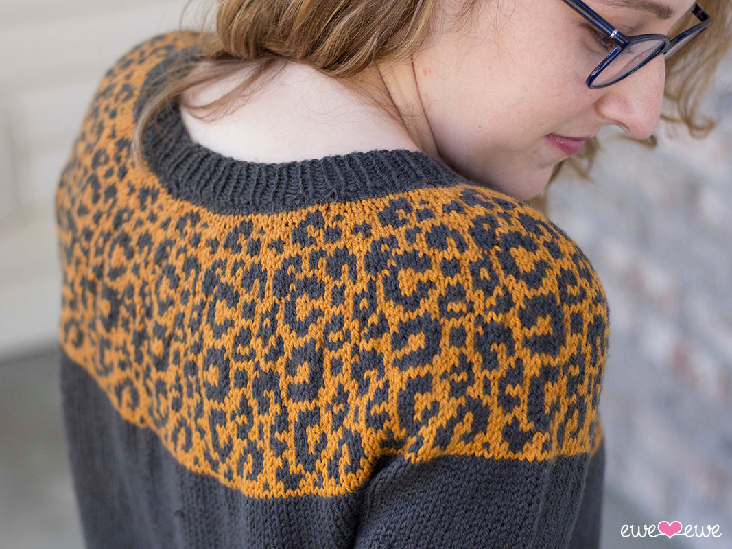 Cat Lady Crop PDF Sweater Knitting Pattern