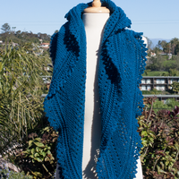 Seabreeze Scarf PDF Lace Shawl Knitting Pattern