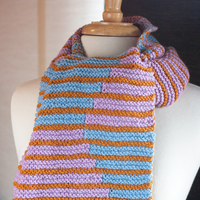 Split Complement PDF Scarf and Shawl Knitting Pattern
