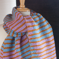 Split Complement PDF Scarf and Shawl Knitting Pattern