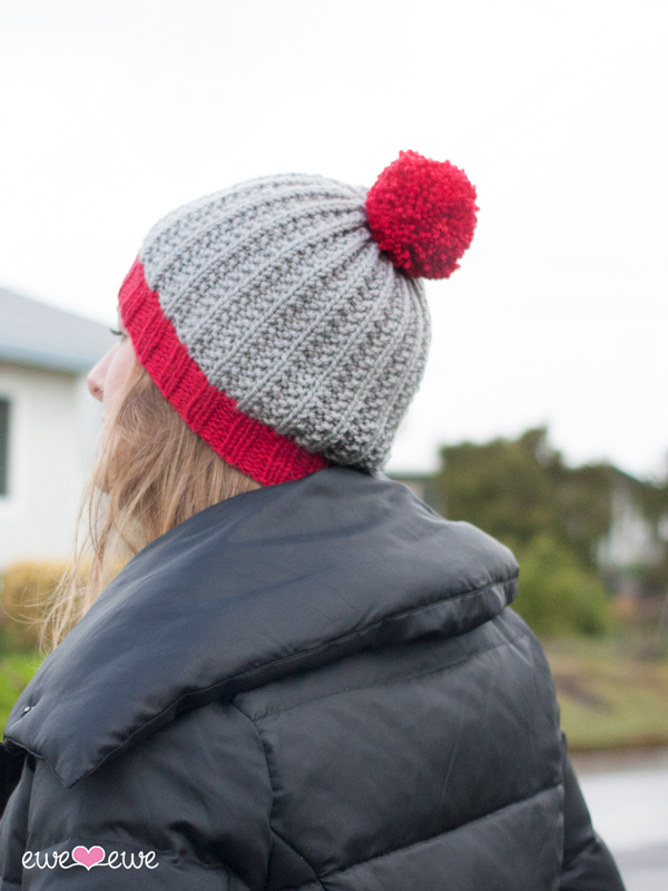 Shaggy Beanie PDF Slouch Hat Knitting Pattern