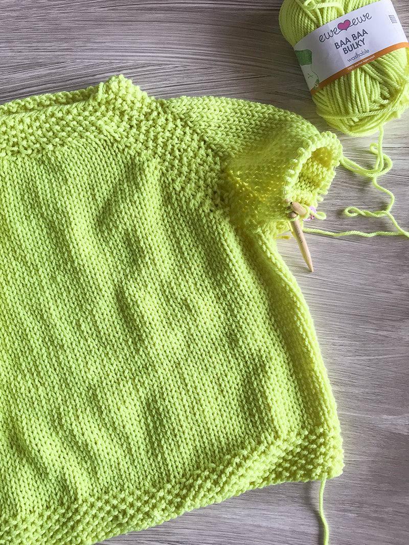 Pop Top Pullover PDF Sweater Knitting Pattern