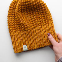 Roxana Reversible Beanie FREE Hat PDF Knitting Pattern