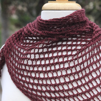 Crescendo Kerchief PDF Shawl Knitting Pattern