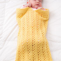 Sweet Pea Snuggler PDF Lace Baby Cocoon Knitting Pattern