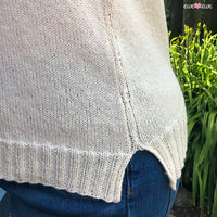 Cable Divide PDF Fingering Weight Tank Top Knitting Pattern