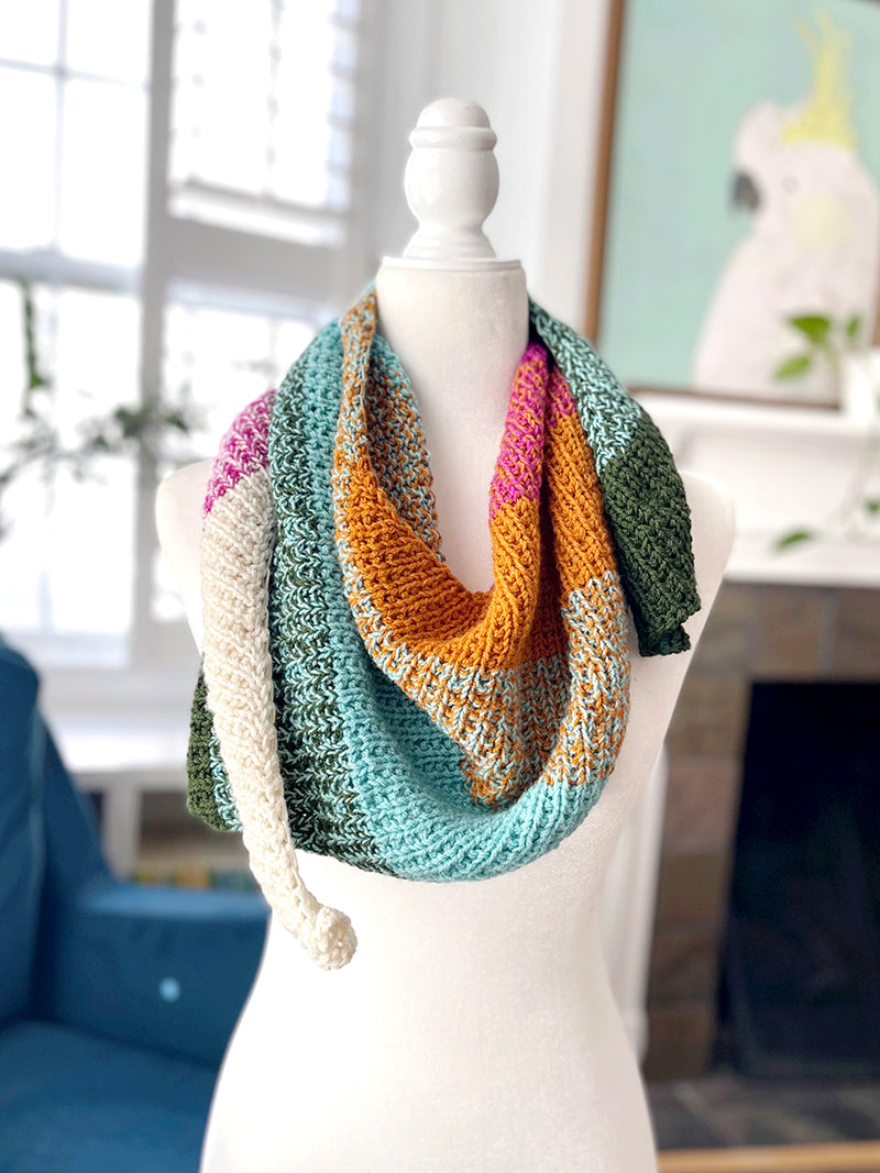 Fluffy Fusion Shawl FREE Knitting Pattern PDF – Ewe Ewe Yarns, image size:800x1067