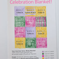 Celebration Blanket – Block 3: Waving Hello FREE Knitting Pattern PDF