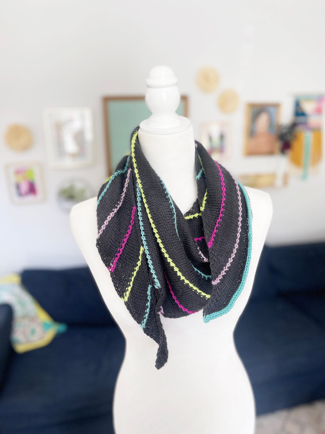 Color Parade Shawl + Hat Yarn Kit
