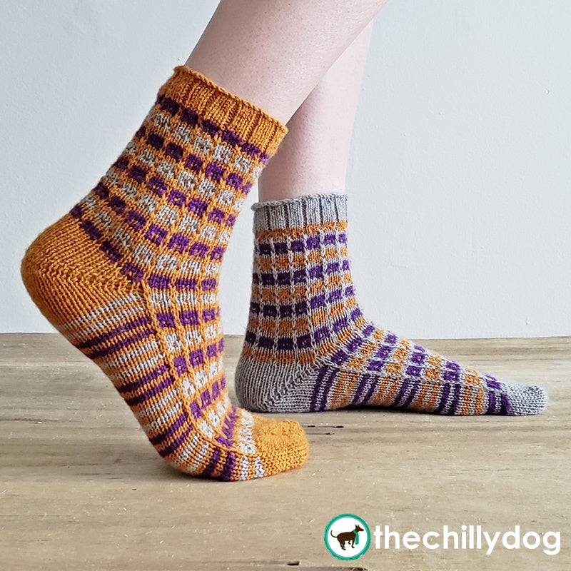 Cubicle Socks Trio Yarn Kit