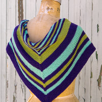 Saturday Stripes Shawl PDF Knitting Pattern