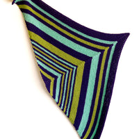 Saturday Stripes Shawl PDF Knitting Pattern