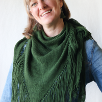 Steady Rain Shawl FREE Knitting Pattern PDF