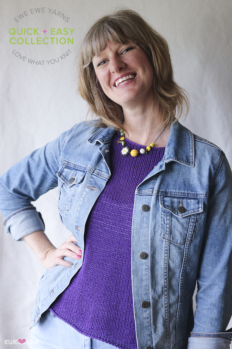 Temperature Tee FREE Tank Top Knitting Pattern for All Sizes