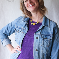 Temperature Tee FREE Tank Top Knitting Pattern for All Sizes
