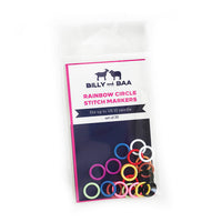 Colorful Circle Stitch Markers for Knitting Projects