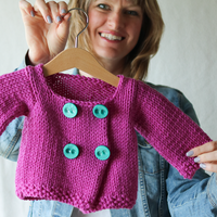 Breezy Baby Cardi FREE PDF Knitting Pattern