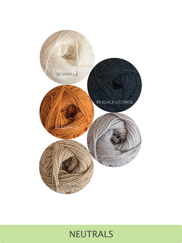 Color Parade Shawl + Hat Yarn Kit