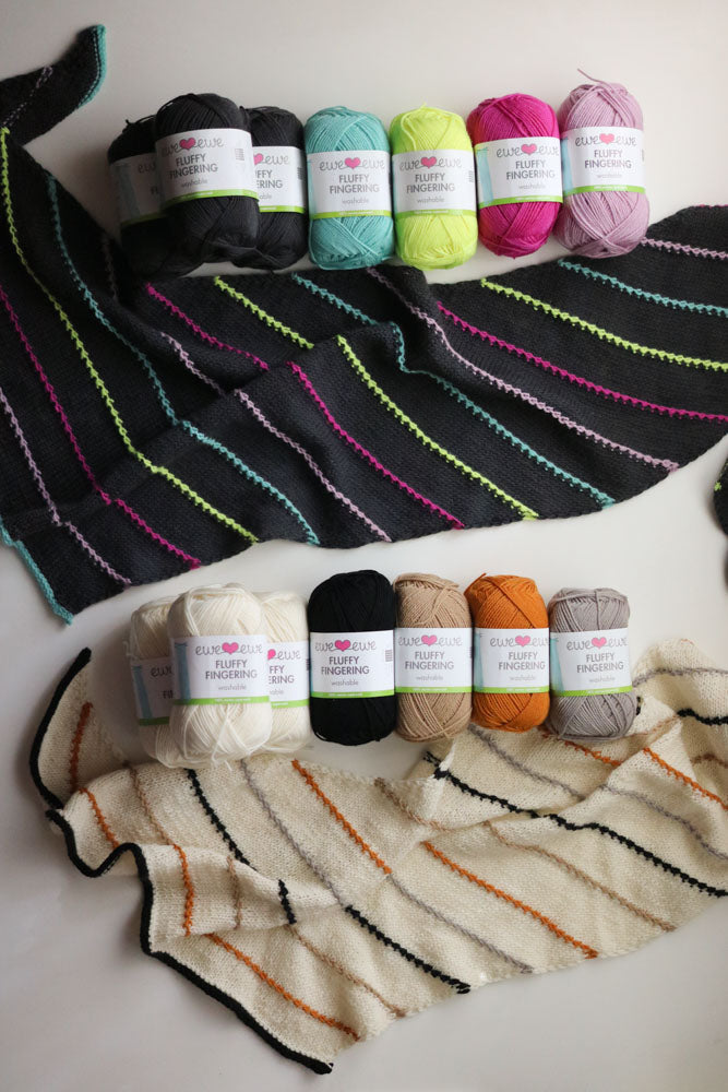 Color Parade Shawl + Hat Yarn Kit