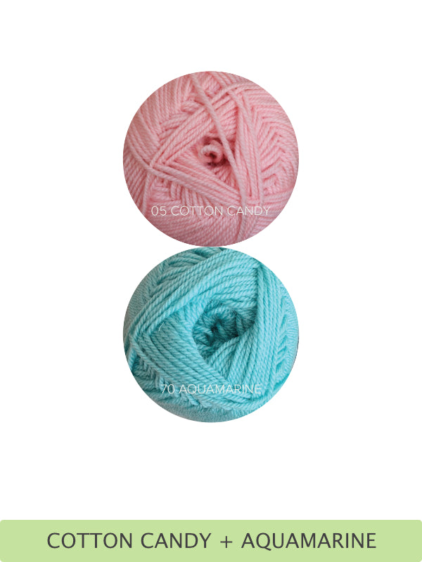 Cuddle Fluff Baby Pullover Sweater Yarn Kit