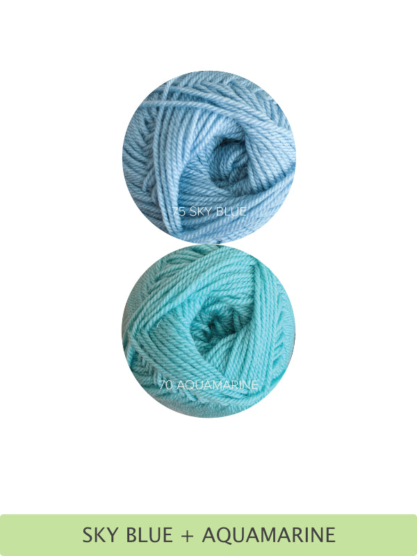 Cuddle Fluff Baby Pullover Sweater Yarn Kit