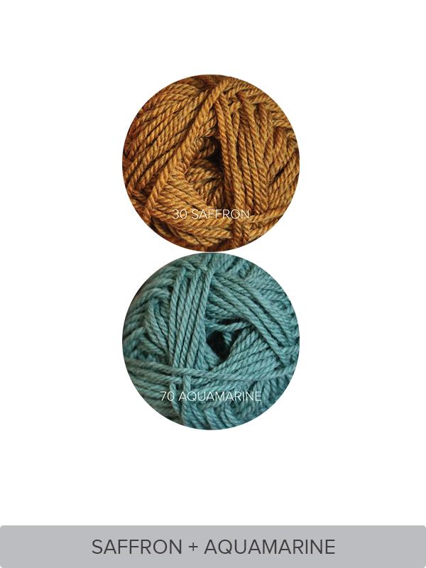 Easy Twisted Rib Beanie & Mittens Set Yarn Kit
