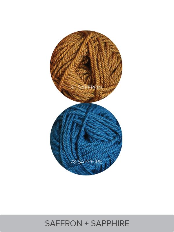 Easy Twisted Rib Beanie & Mittens Set Yarn Kit