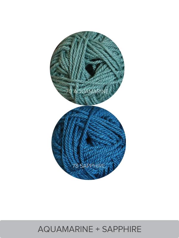Easy Twisted Rib Beanie & Mittens Set Yarn Kit