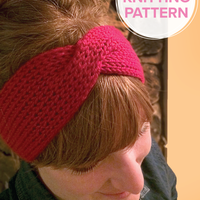 Hot Mess Headband FREE Knitting Pattern PDF