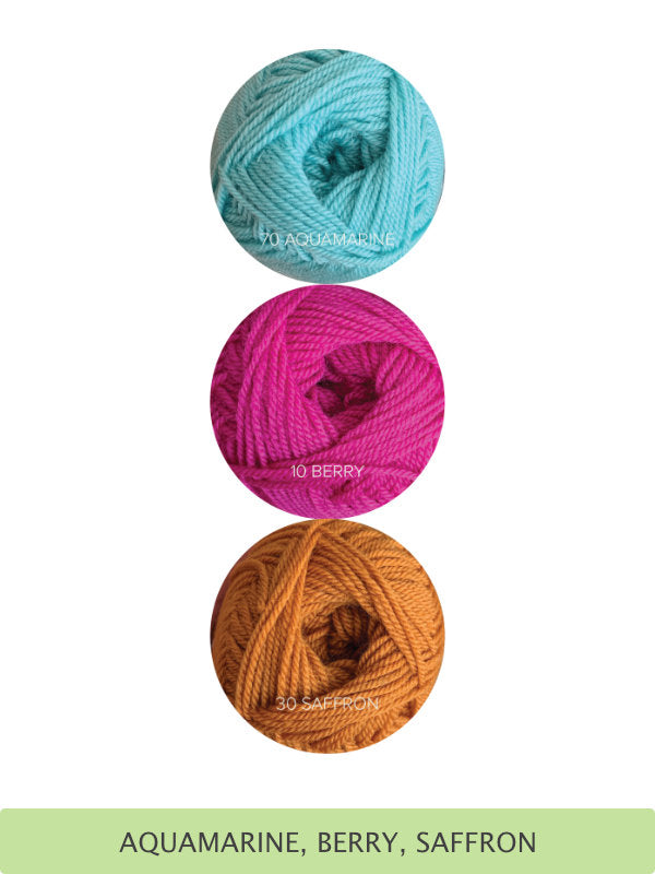 Neonpolitan Shawl Yarn Kit