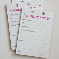 Notes To Knit By Knitting Notepads