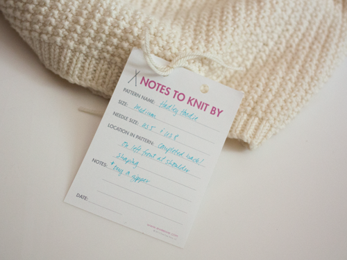 Notes To Knit By Knitting Notepads
