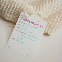 Notes To Knit By Knitting Notepads