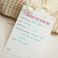 Notes To Knit By Knitting Notepads