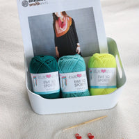 Sporty Forty Shawl Yarn Kit