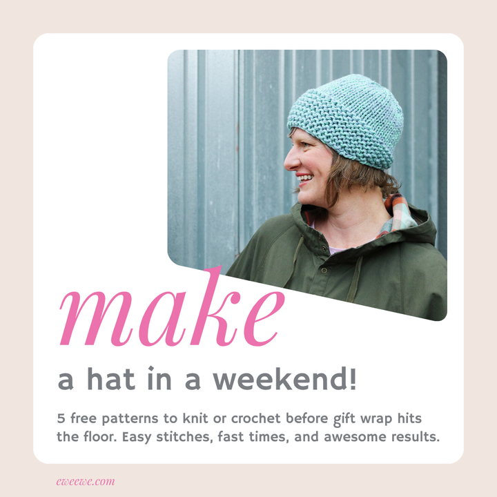 5 FREE and FAST Hat Patterns to Knit and Crochet