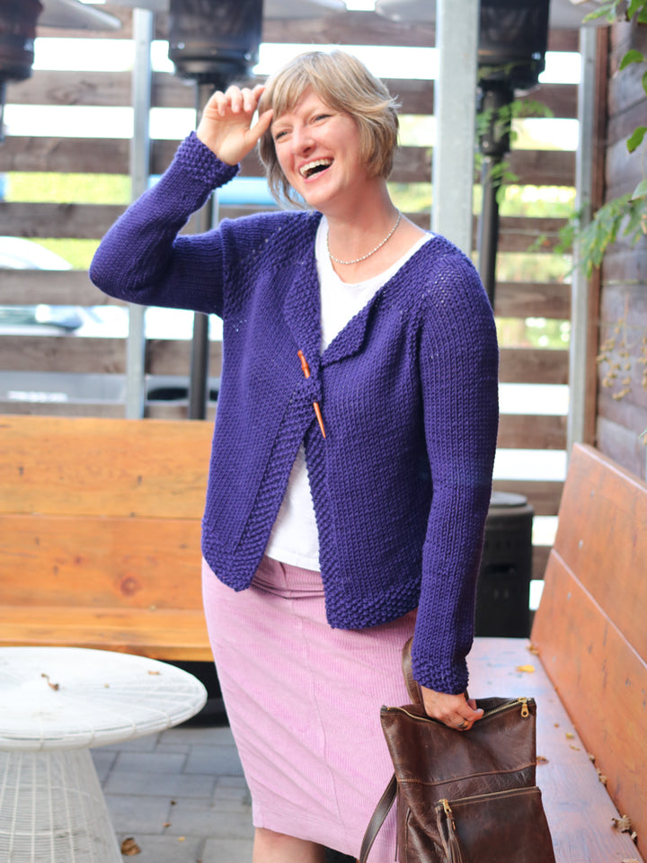 Pop Top Cardigan Knitting Pattern is here!