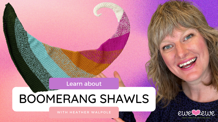 3 Boomerang Shawls for You to Knit Now!