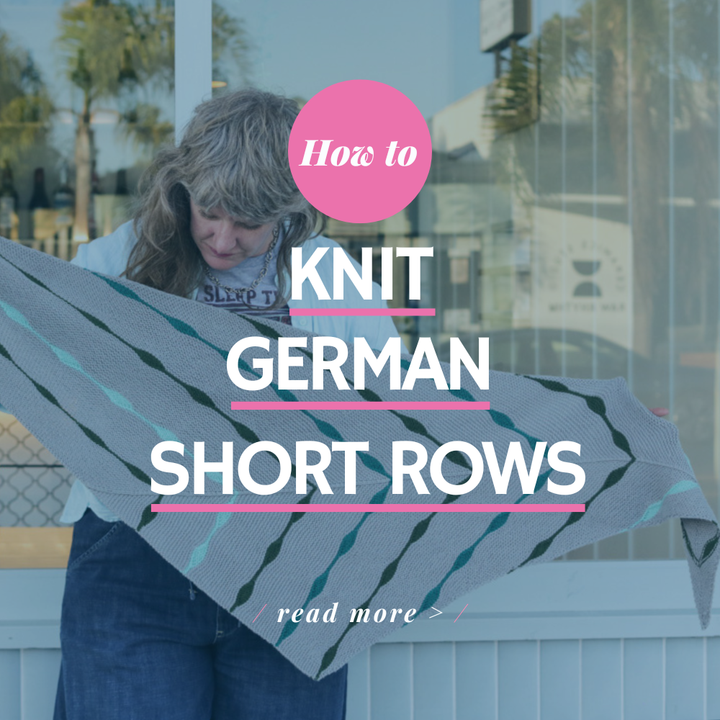 How to Knit German Short Rows for the Bubbly Shawl